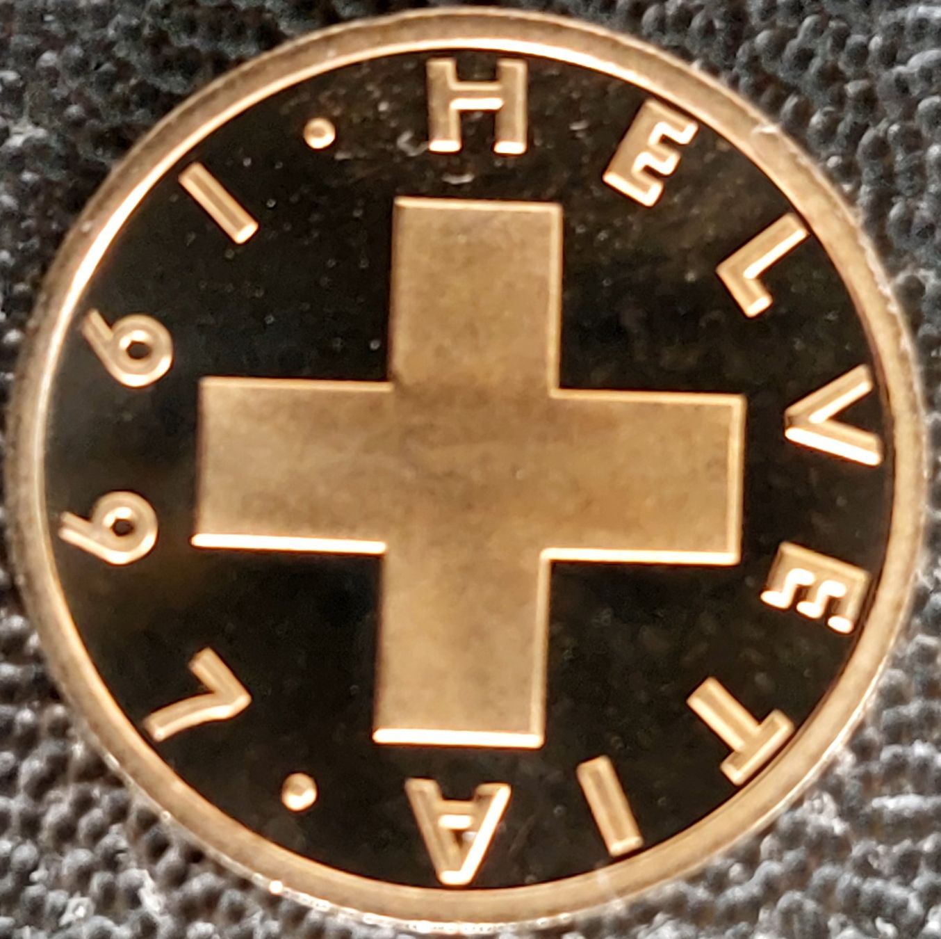Tutti le monete: 1 Rappen 1997 stgl. / aus Münzsatz – Nuovo (secondo la descrizione) da Arch venduto da coinsandmore