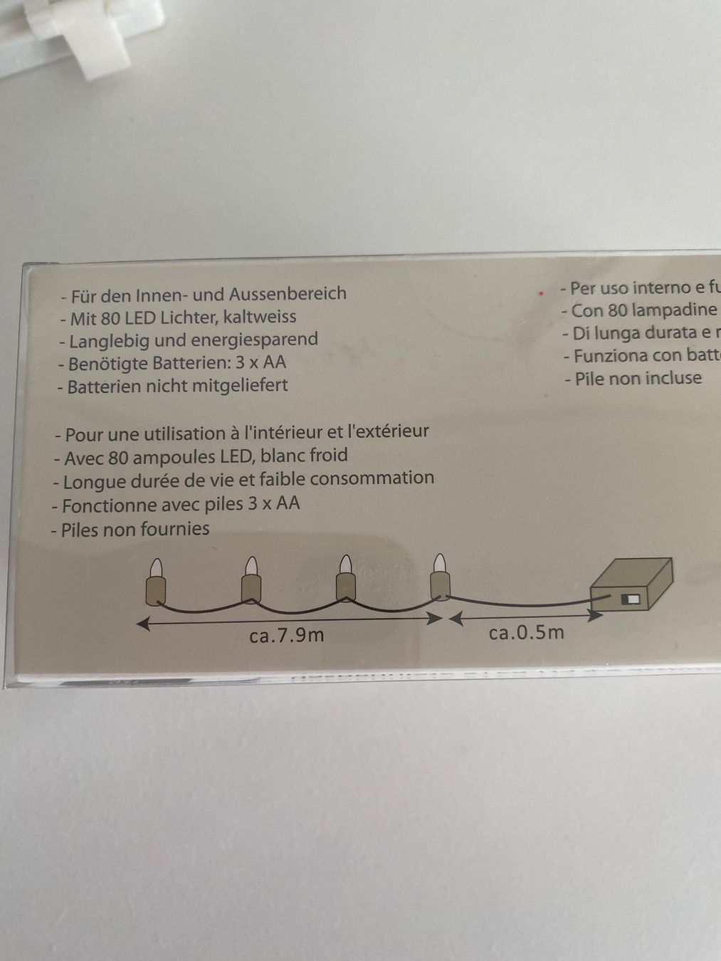 Guirlandes lumineuses: Neue Lichterketten – Neuf avec emballage d'origine à Wiedlisbach par sausi1963 2