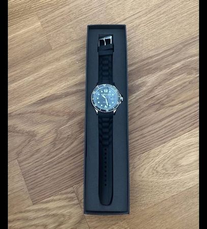 Cliqk Herren Armbanduhr Chrome + Date