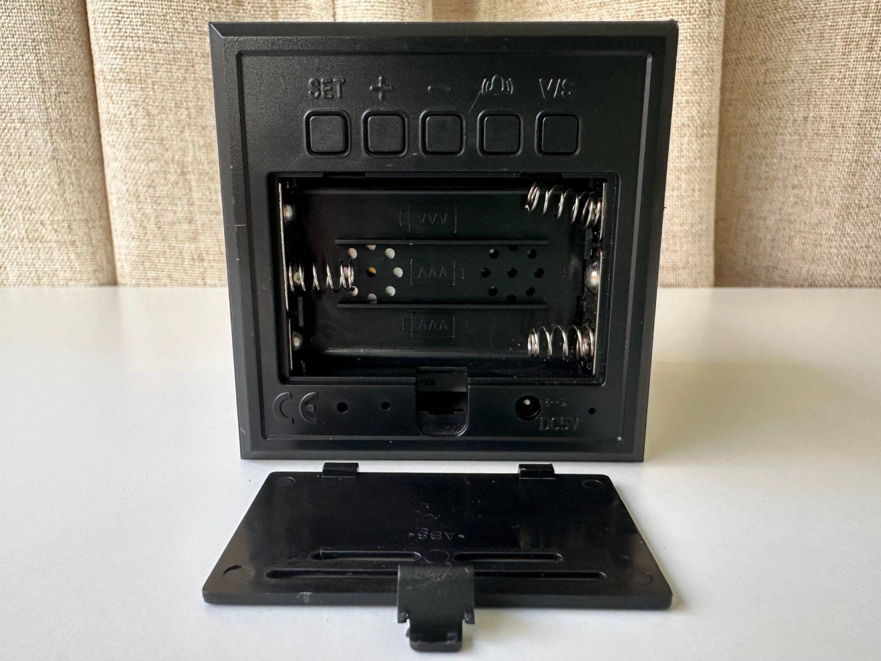 Wecker: Réveil Ginkgo Cube Click Clock noir – Gebraucht aus Genève von Reveur 7