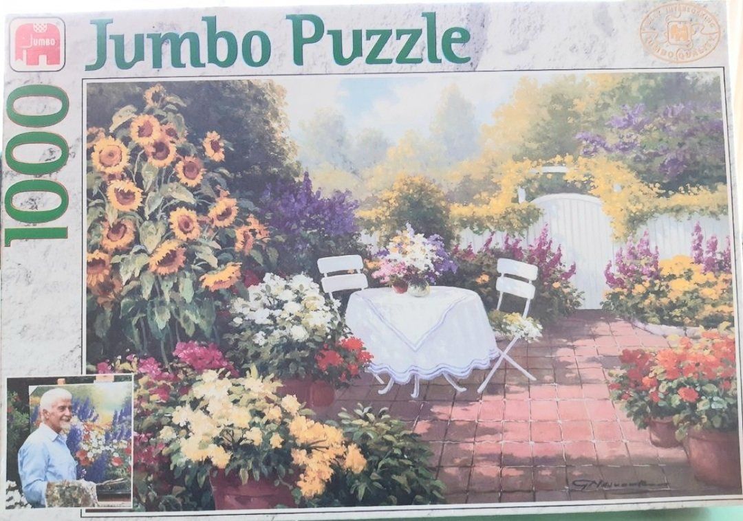 Puzzle: Jumbo Puzzle - Sommergarten, 1000 Teile – Usato da Männedorf venduto da yamaha025