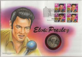 Münzbrief Elvis Presley 1993 Medaille