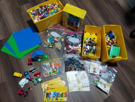 Grosses Lego Classic Paket mit Anleitungen & Platten