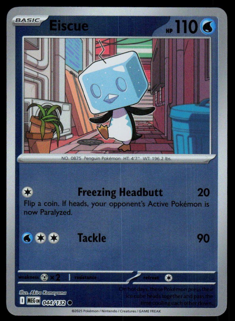 Pokémon Sammelbilder & Trading cards: Pokemon Eiscue 044/132 – Gebraucht aus Herisau von Pokemon2025