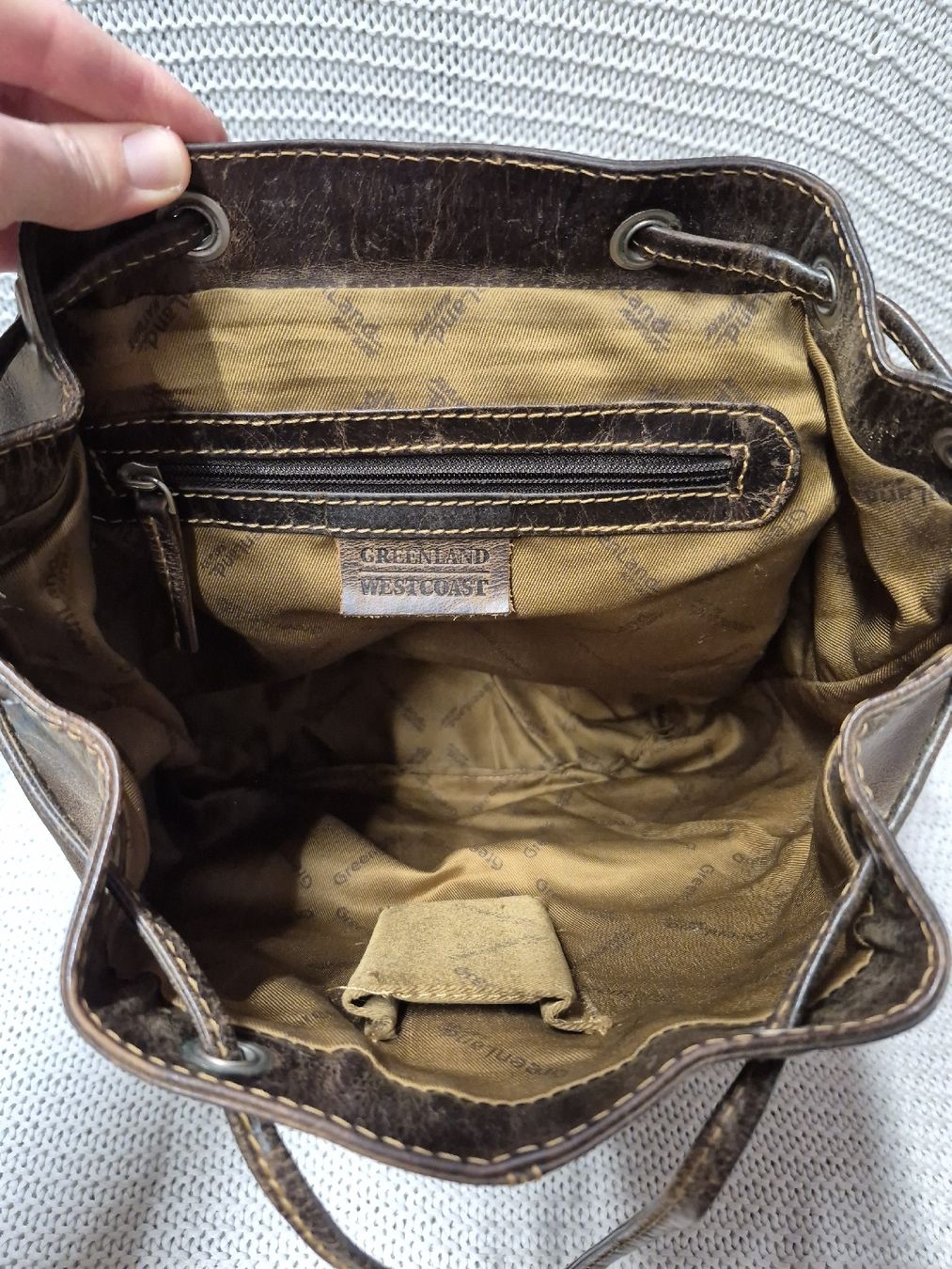 Zaini: Greenland Westcoast Lederrucksack Robust! – Usato da Merligen venduto da muss_haben 2