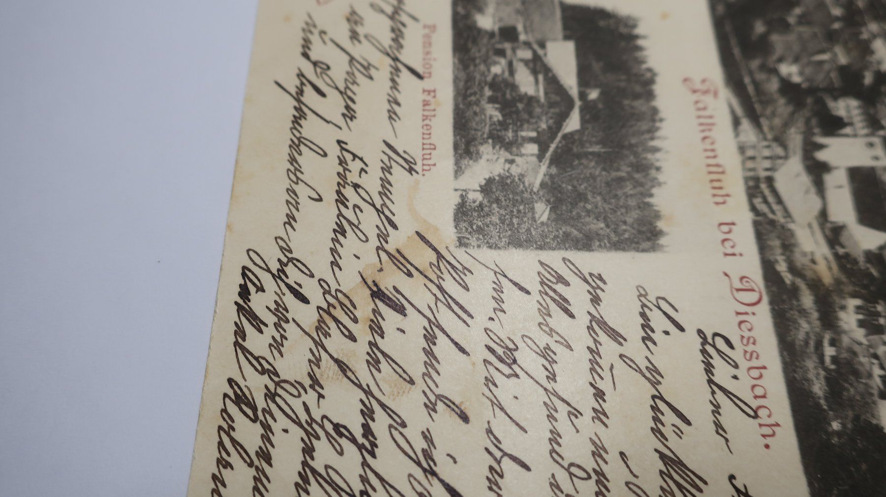 Ansichtskarten: Falkenfluh bei Diessbach  1899 – Gebraucht aus Cormoret von Pascalll2001 2