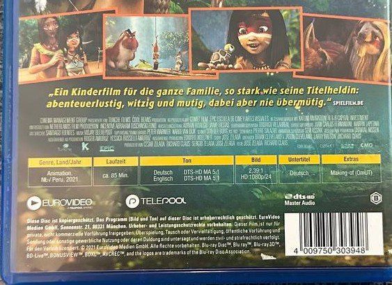 Tutti i DVDs: Ainbo - Hüterin des Amazonas Blu-ray Disc – Usato da Beringen venduto da Mantafisch1 2