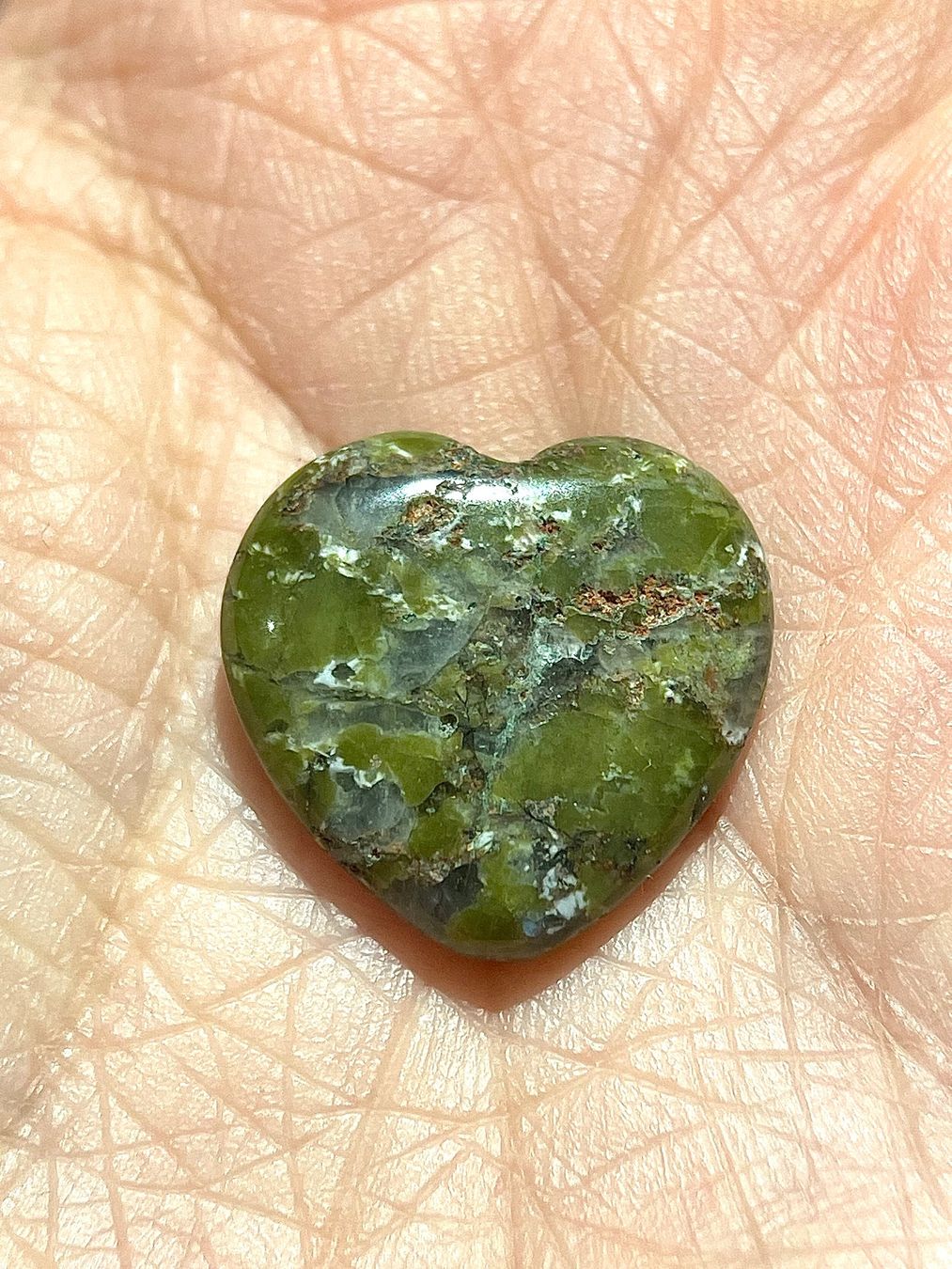 Pietre preziose: Unakite-Jaspis Ca.2cm – Nuovo e nell'imballaggio originale da Schiers venduto da sisikristall