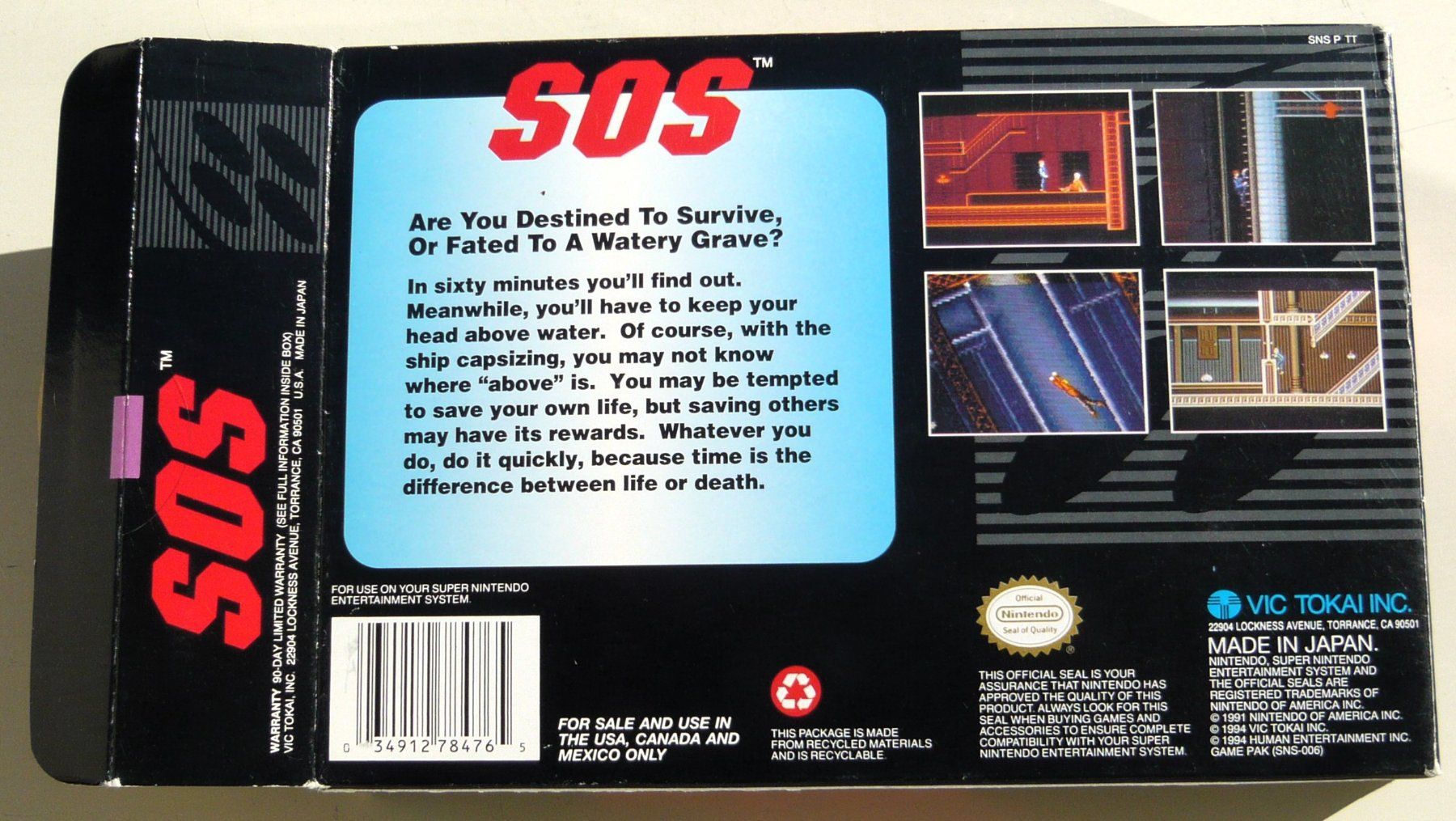 Nintendo Spiele: SNES: SOS – Gebraucht aus Onex von Jaguar1986 5