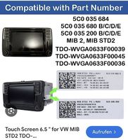 MIB, MIB2 Touch Rep. VW, SEAT, SKODA