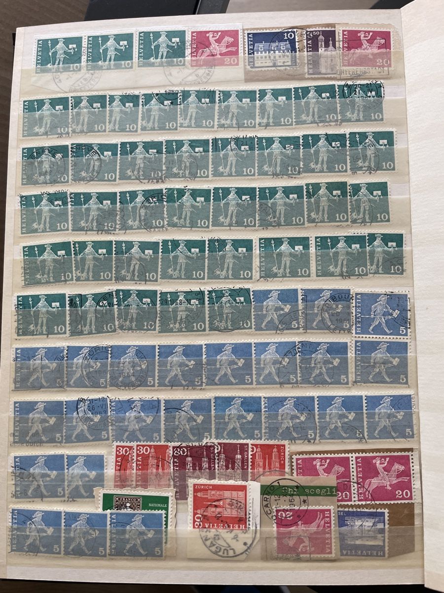Tutti i francobolli: Album CH Briefmarke PJ PP usw.. – Usato da Muri AG venduto da Briefmarke-Schweiz 8