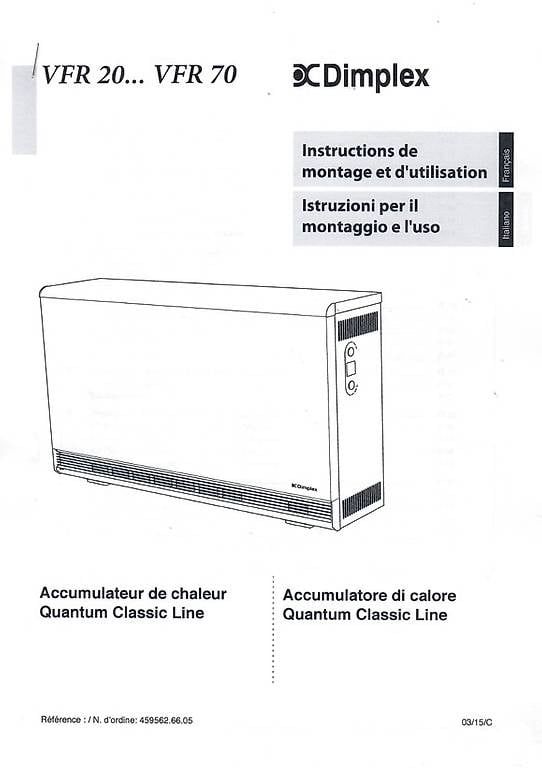 Radiatori: Dimplex Radiatore ad accumulo 3000 W Quantum Classic Line – Usato da Vernate venduto da Backenzahn 3