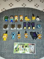 Set 20 statuine Minecraft Kinder Joy buone condizioni