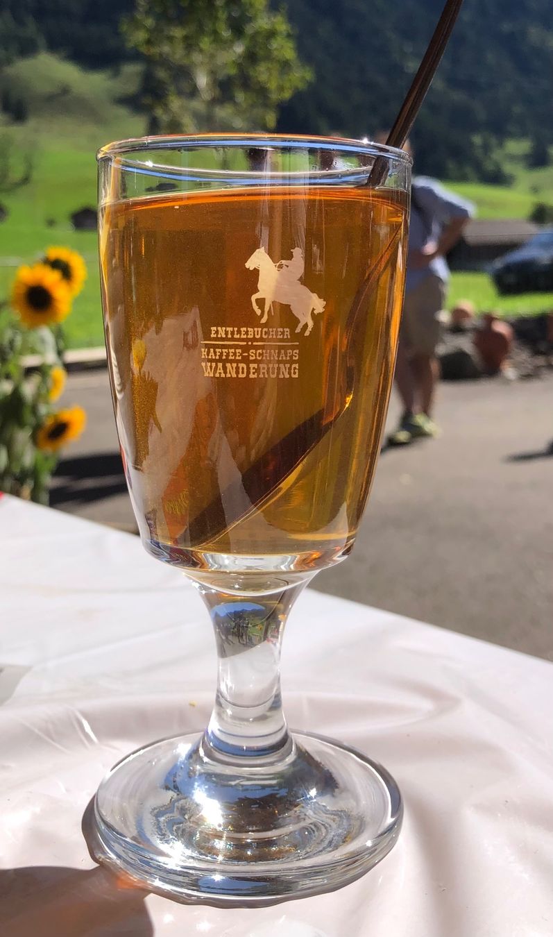 Bicchieri: Kaffeeglas Entlebucher Kaffee-Schnapswanderung – Usato da Oberkirch LU venduto da Simba03