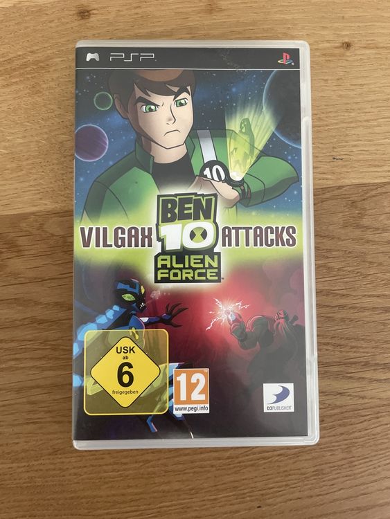 Ben 10 Alien Force: Vilgax Attacks Sur Sony PSP – PAL Complet Avec Manuel – état Correct