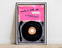 Elvis Presley Vinyl Suspicious Minds Turntable Rock Lyrics