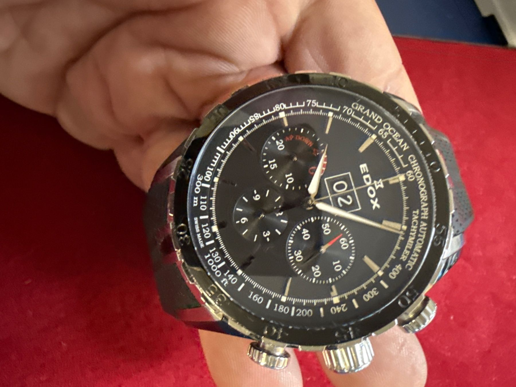 Edox Orologi: Edox Special Edition Automatic 48 mm – Usato da Pfeffingen venduto da Allhandelklgwatches 1