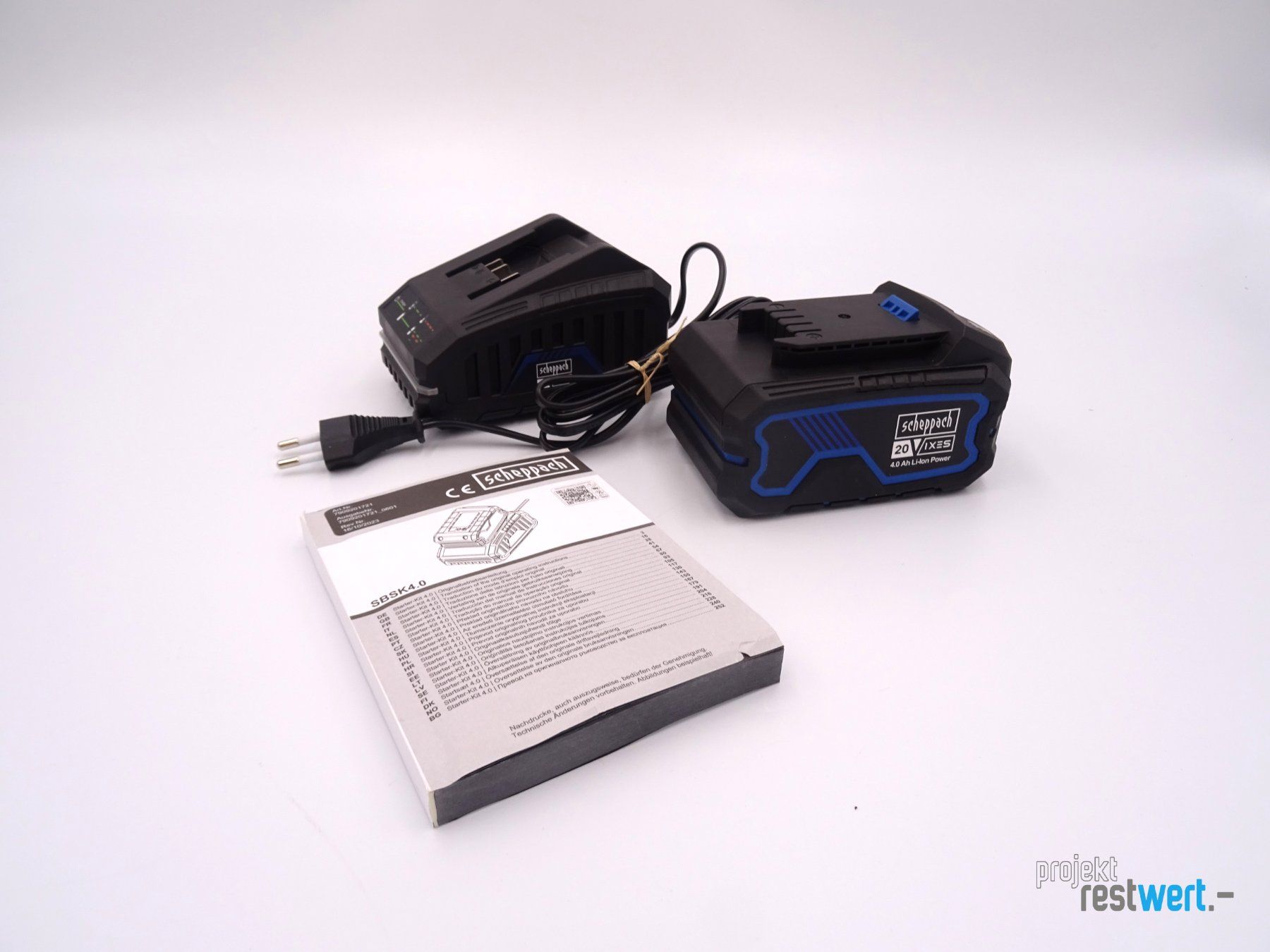 Scheppach Caricatori & Batterie: Starter-Kit 4.0 Sbsk4.0 von SCHEPPACH – Nuovo (secondo la descrizione) da Bülach venduto da restwert_buelach 1