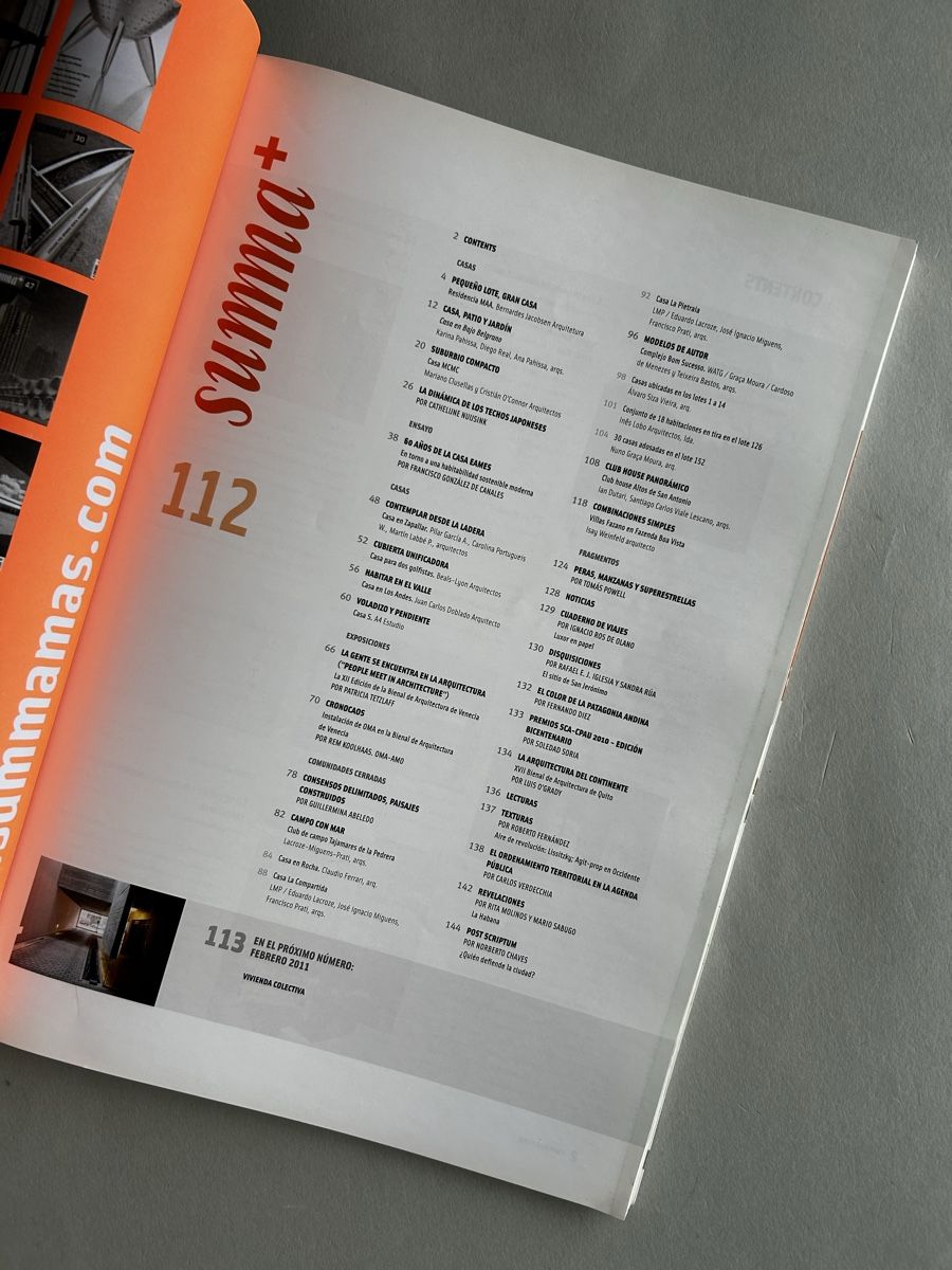 Bücher: Summa+ Architektur Magazin Argentinien Häuser – Gebraucht aus Zürich von Coffeetable88 1