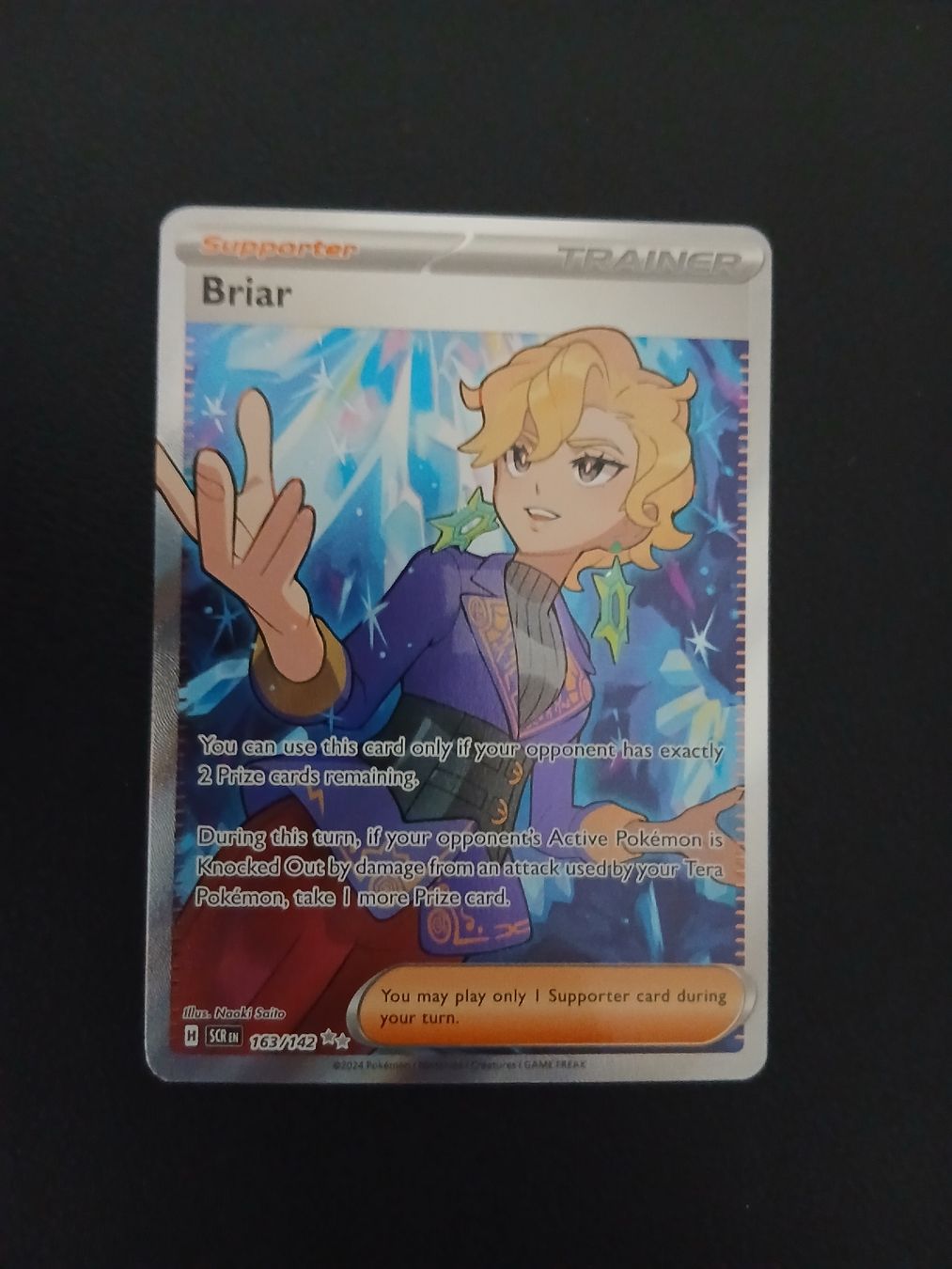 Pokémon Carte collezionabili: Stellar Crown Briar Pokémon Englisch – Nuovo (secondo la descrizione) da Regensdorf venduto da Baba_Basar