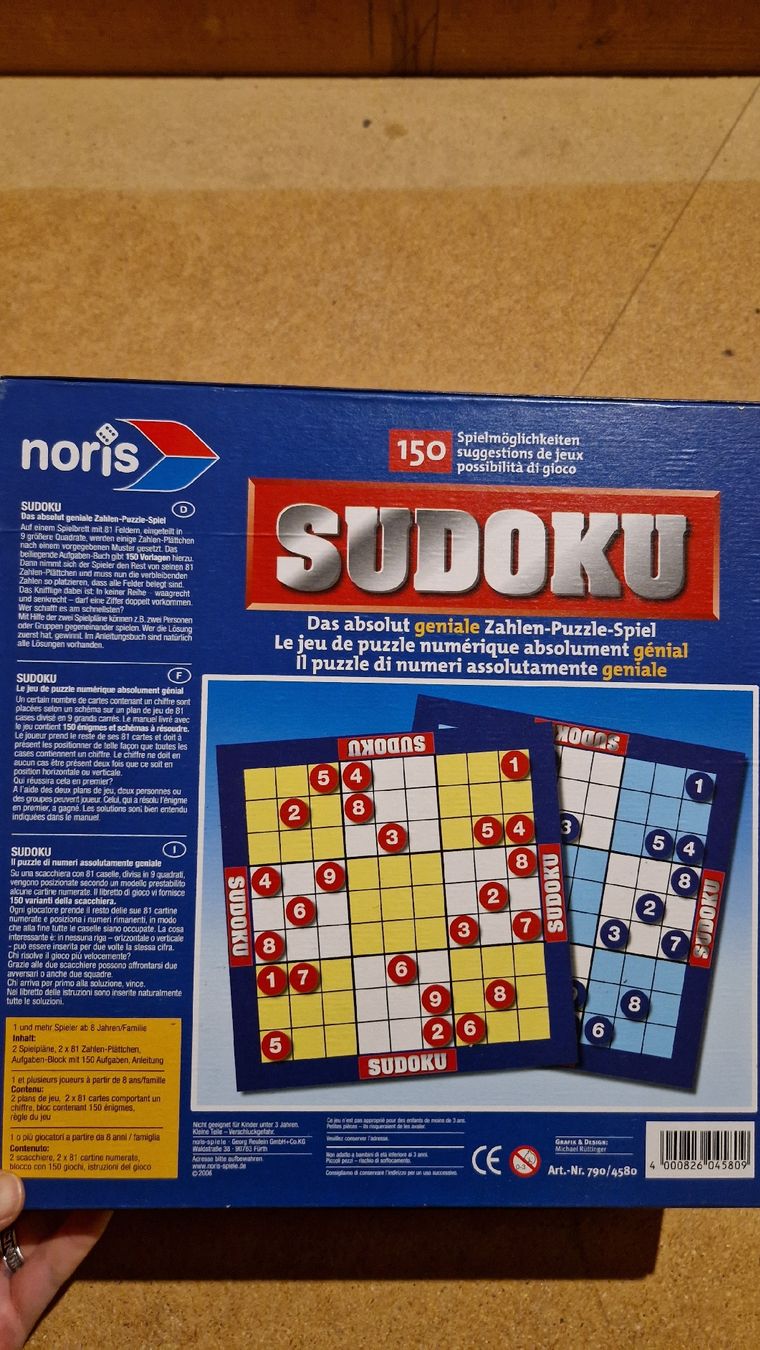 Giochi: Sudoku Brettspiel – Usato da Kleindöttingen venduto da niti_oe 1