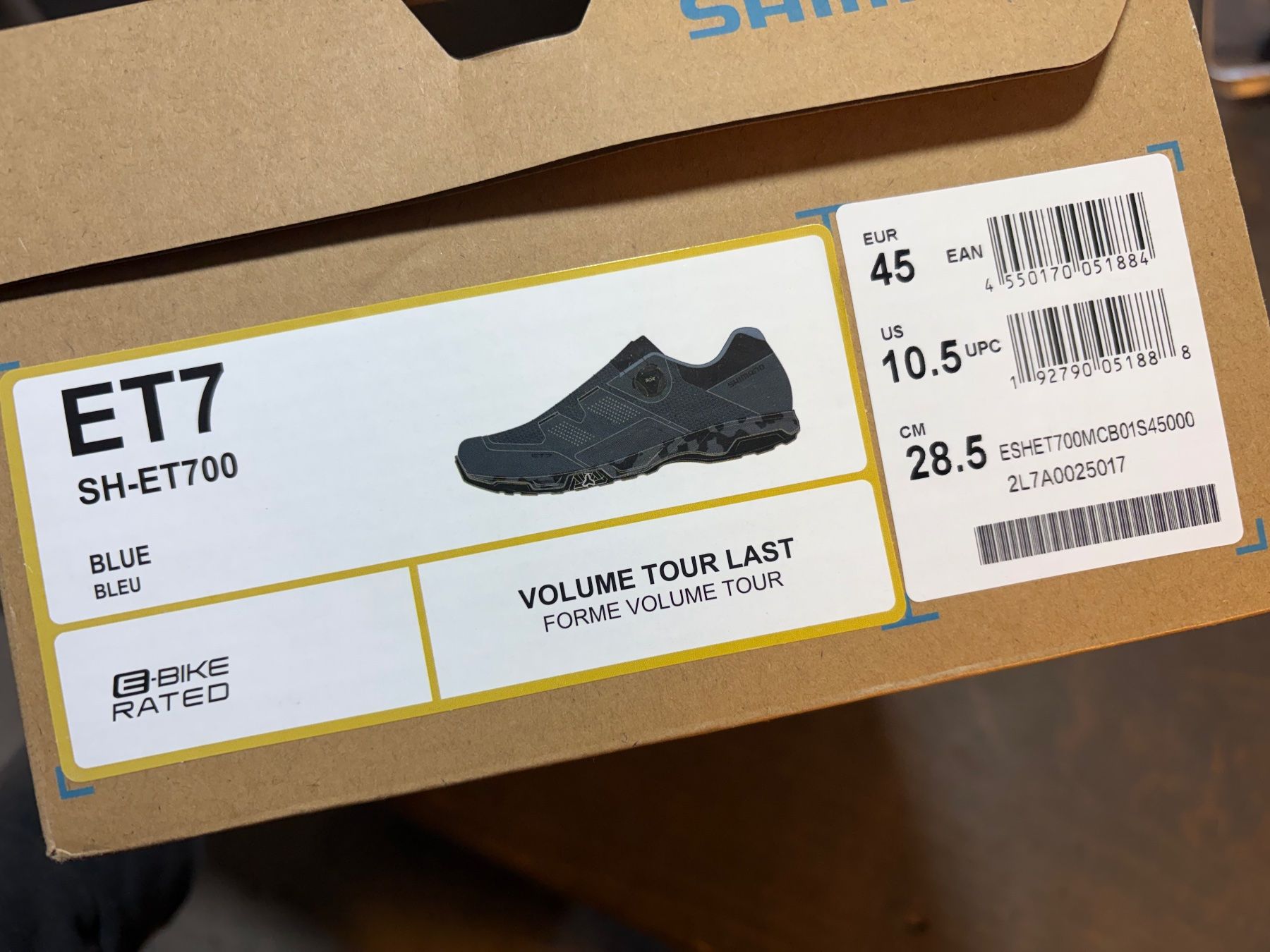 Shimano Scarpe da uomo: Shimano E-Bikeschuhe Gr.45 - Versand möglich – Nuovo e nell'imballaggio originale da Hinwil venduto da Biketube 2