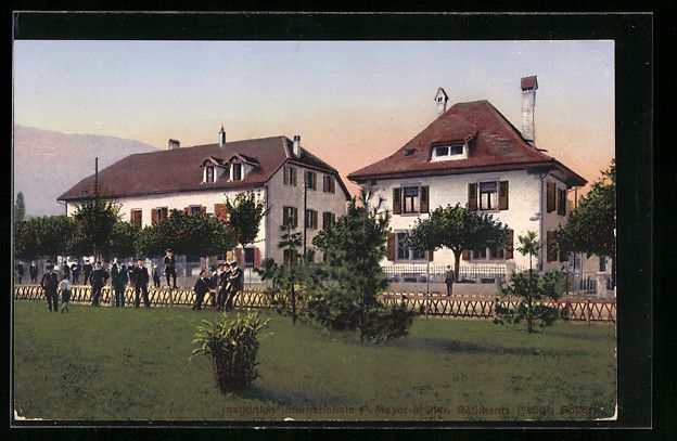 Cartes postales: Boudry, Institution P. Mayor, Gebäudean – D'occasion à Berlin par bartko-reher