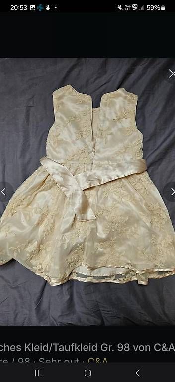 C&A Kleider & Röcke: C&A Festliches Kleid Gr.98 – Gebraucht aus Buchs SG von dicker_karl