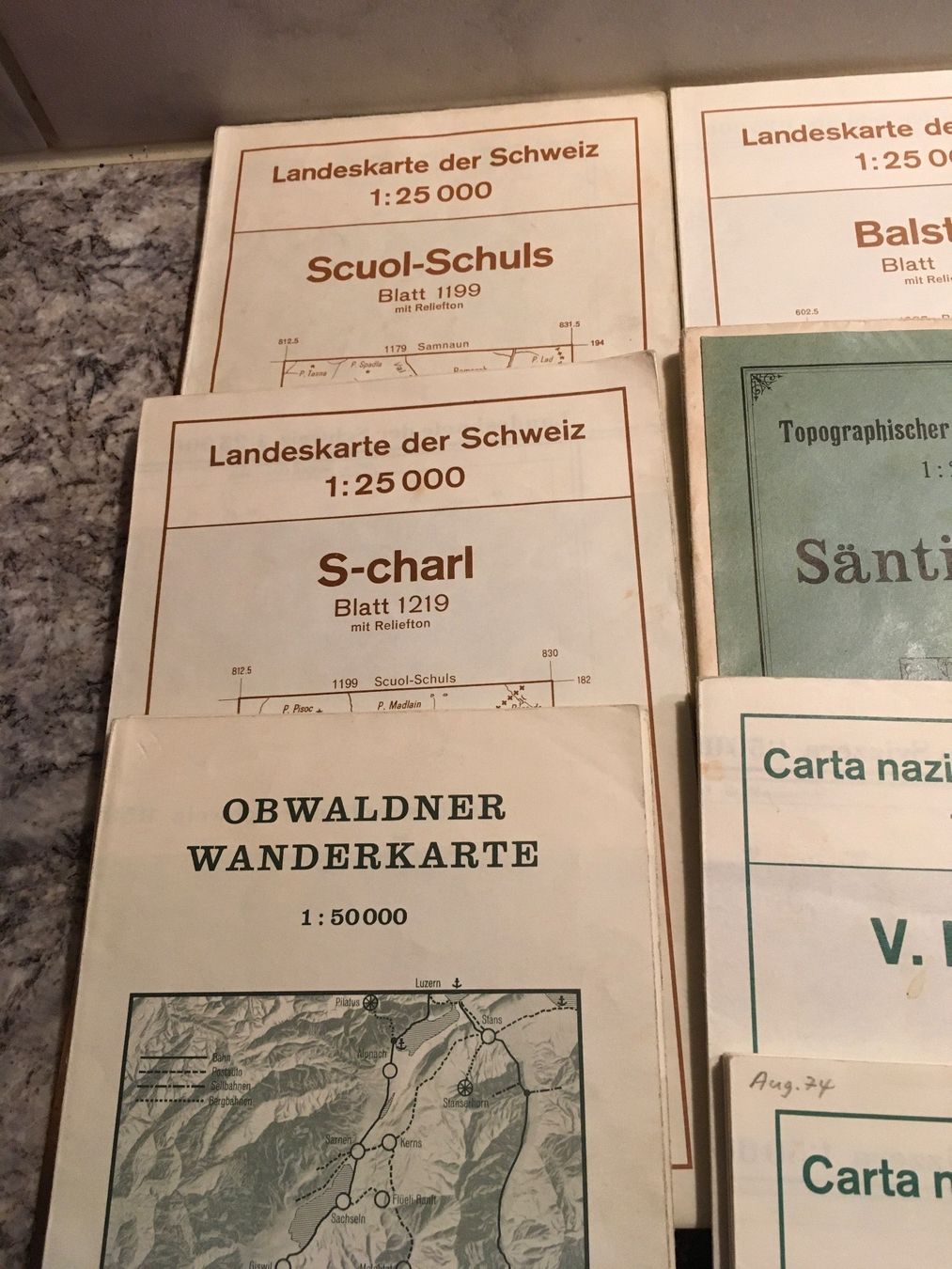 Landkarten & Atlanten: 10 Landeskarten der Schweiz – Gebraucht aus Oberwil BL von elk_wf5x 3