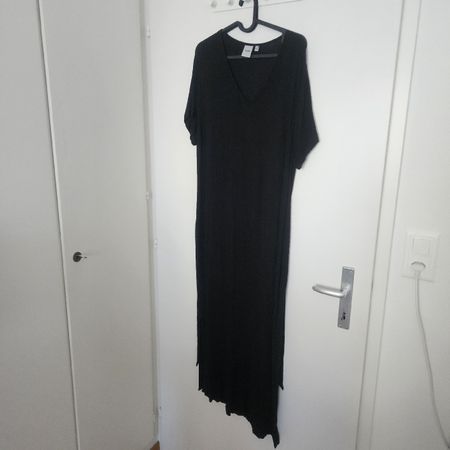 ICHI Maxikleid mit Gürtel, Viskose