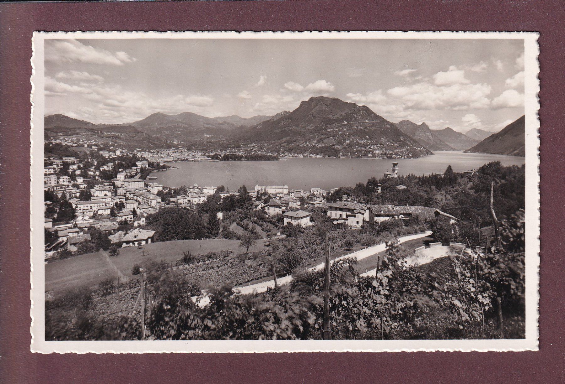 Cartoline postali: LUGANO - PARADISO – Usato da Pully venduto da nicecards