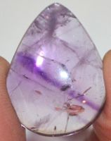 Cabochon L-7348 – Trapiche Amethyst 26x20mm - beidseitig pol