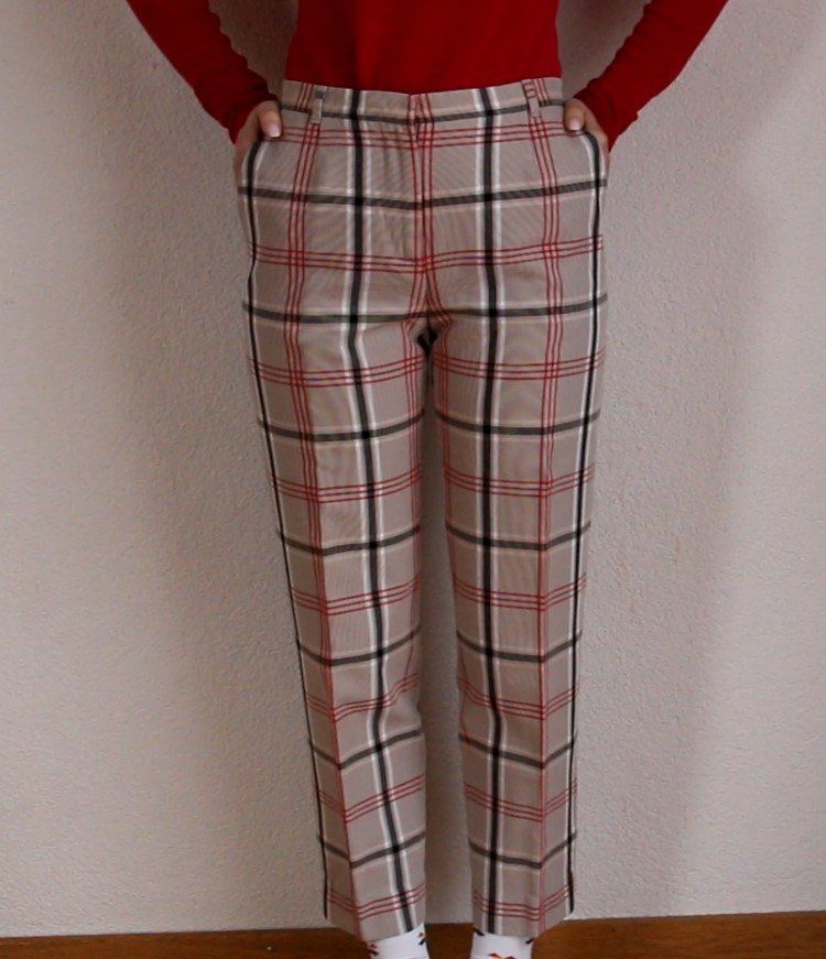 Max Mara Pantaloni: Karrierte Anzugshose Max Mara Gr.34 – Usato da Luzern venduto da Simona15 5