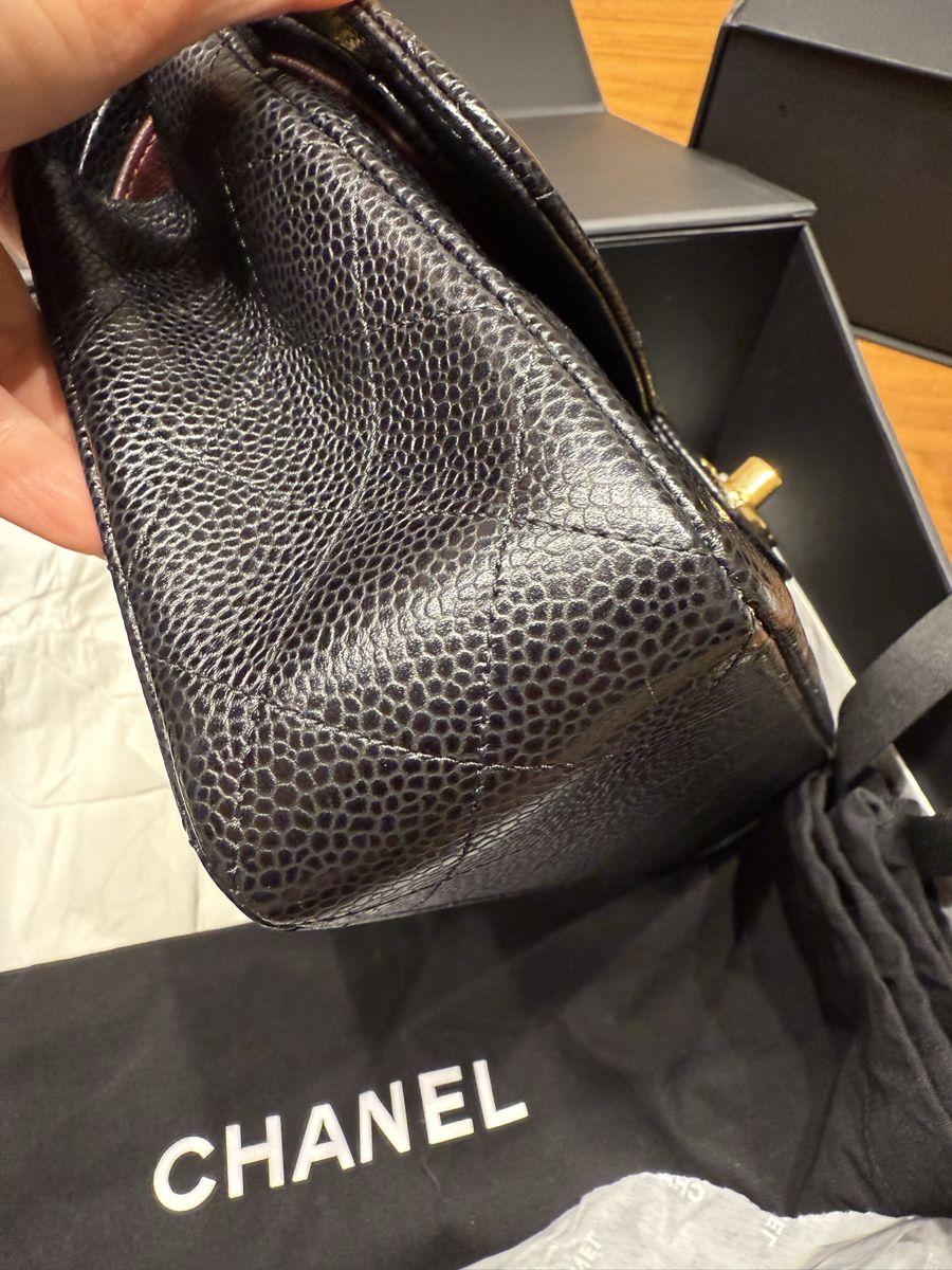 Chanel Sacs femmes: Sac Chanel taille s cuir caviar – D'occasion à Chêne-Bourg par luy_hk5b 3
