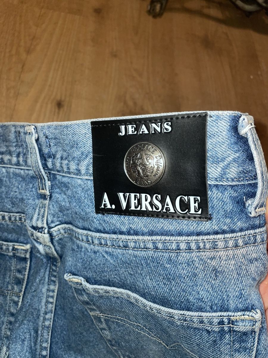 Versace Jeans: Vintage Versace Jeans hellblau Gr. 33 TOP! – Usato da Basel venduto da Oloir 6