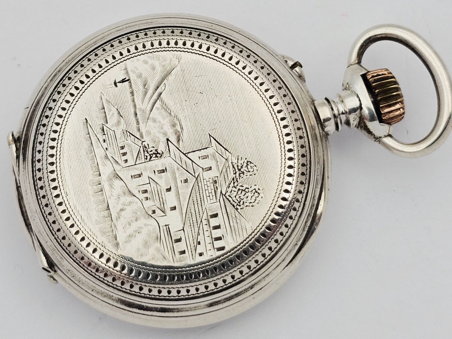 Orologi: Antike Savonette Taschenuhr 800 Silber – Usato da Bassersdorf venduto da AnkerWatch