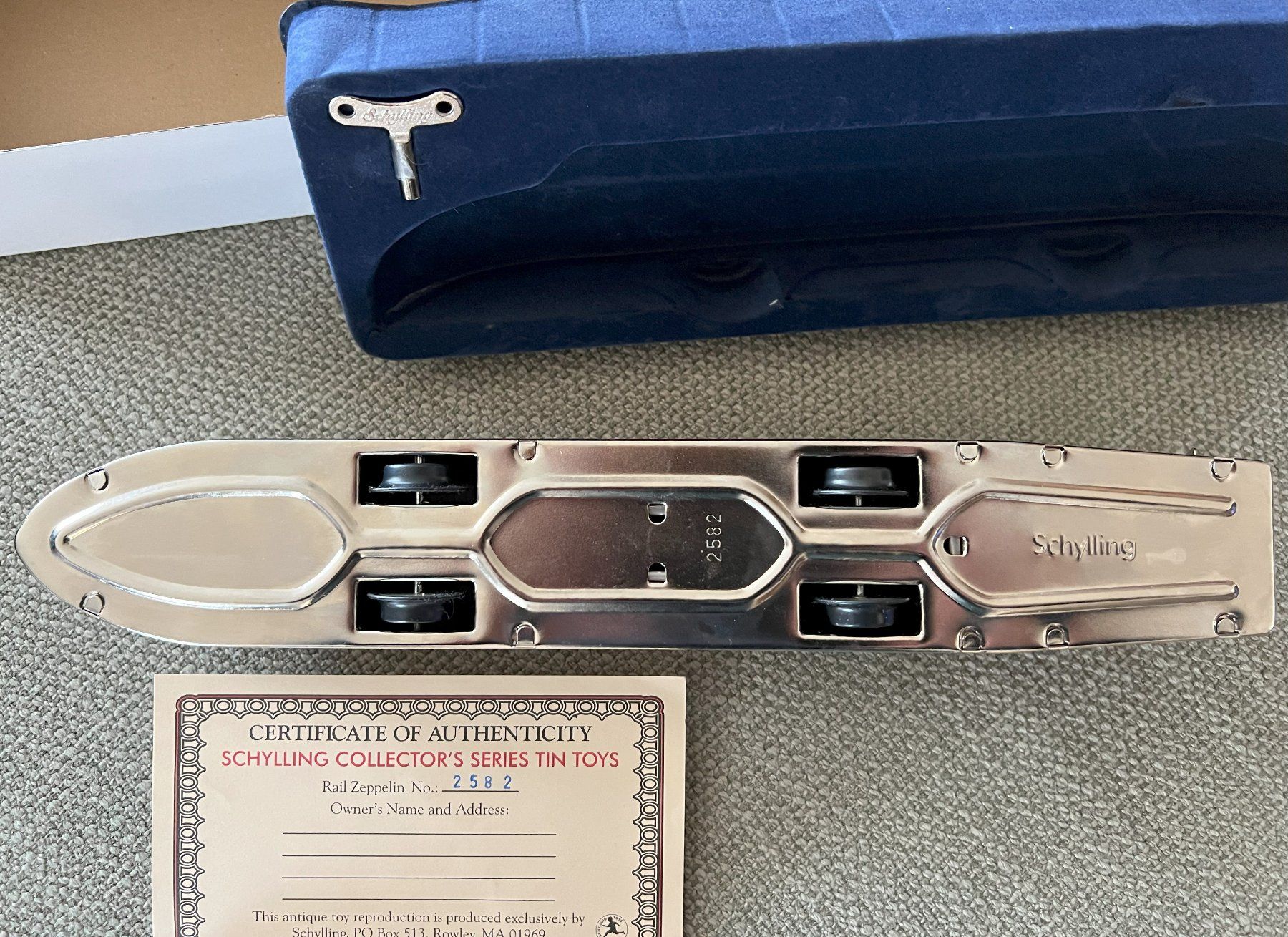 Kit di modellismo & Modellini statici: NEU - Replik-Schienenzeppelin von Schylling – Nuovo e nell'imballaggio originale da Zufikon venduto da h_s_8xnb 7