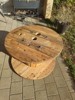 Holz Kabeltrommel Tisch 