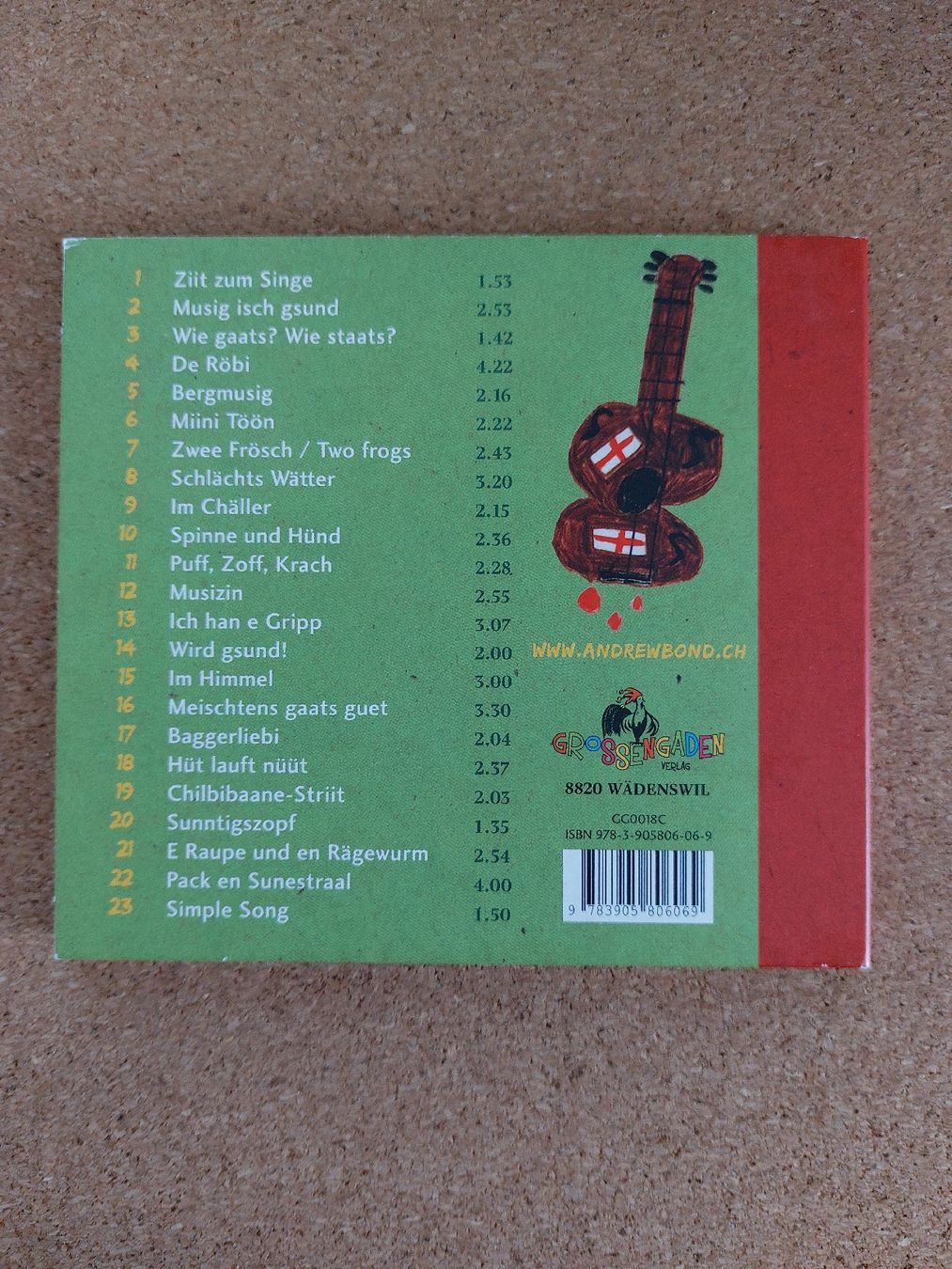CD: CD Musizin von Andrew Bond – Usato da Maur venduto da Cambrino 1