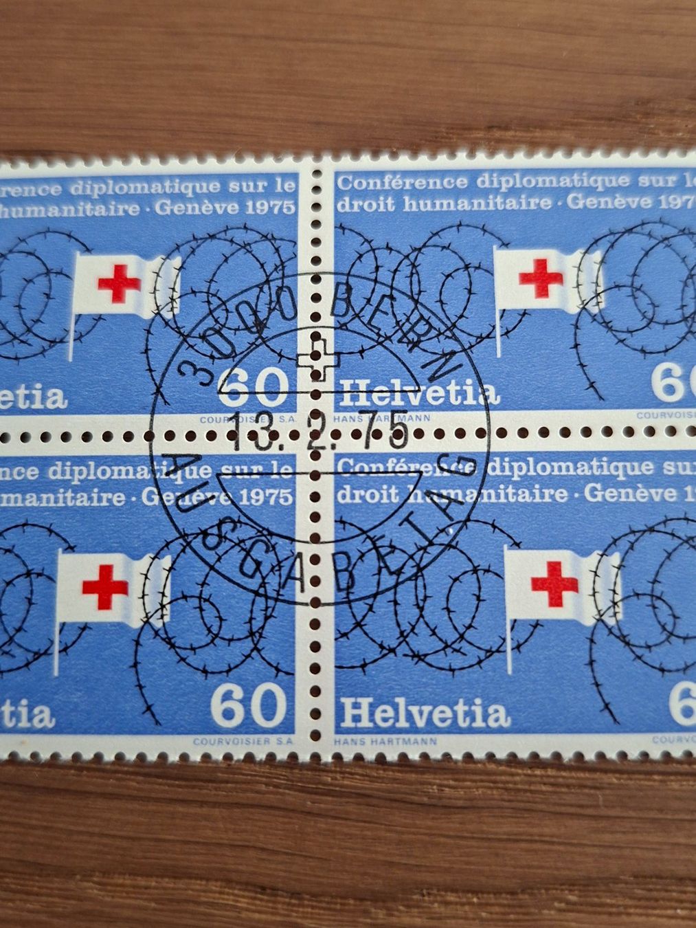 Tutti i francobolli: 4er Blocks: Werbemarken I 1975 – Nuovo (secondo la descrizione) da Hinterkappelen venduto da 1399 7