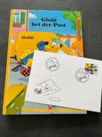 Globi bei der Post, mit Kuvert