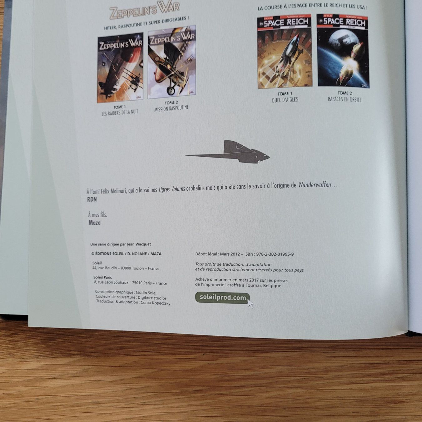 Comics: BD EO Wunderwaffen 1. Le Pilote Du Diable – Gebraucht aus Biel/Bienne von Destockweb 4