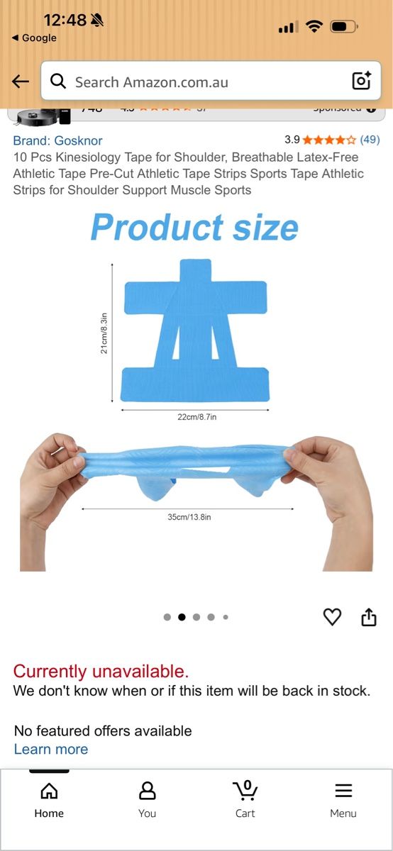 Attrezzature mediche: Kinesiology Tape – Nuovo e nell'imballaggio originale da Ottenbach venduto da Mani769 1