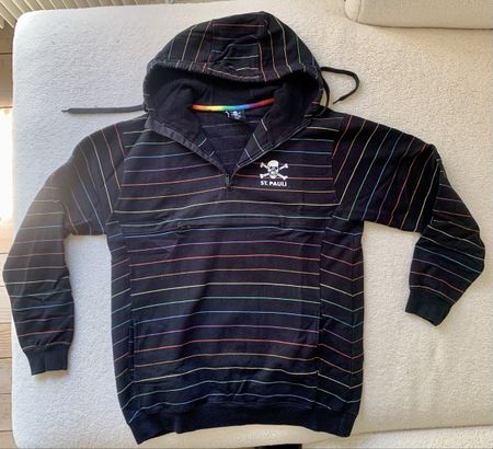 Half Zip Hoodie St Pauli