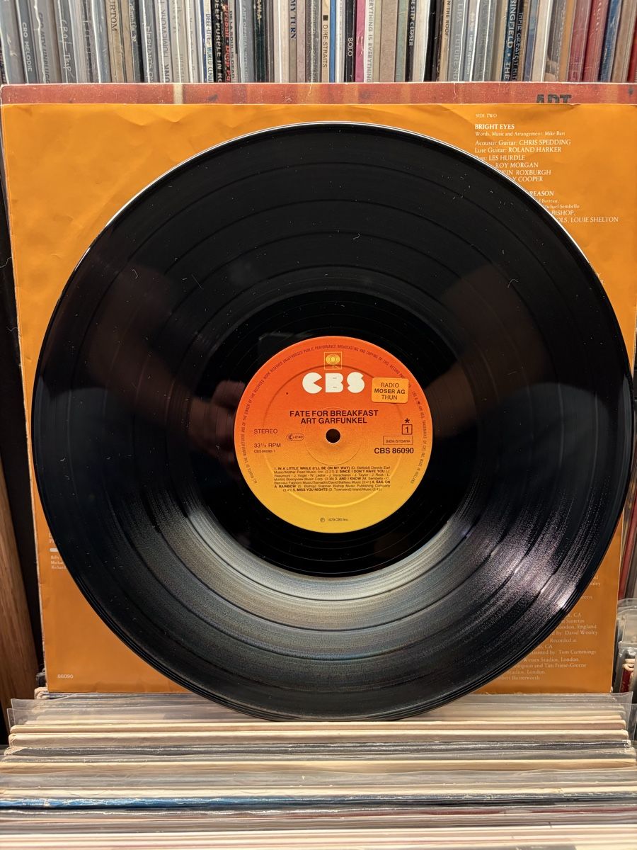 Dischi in vinile: Art Garfunkel - Fate for Breakfast LP – Usato da Gunzwil venduto da Gitarrenmark 1