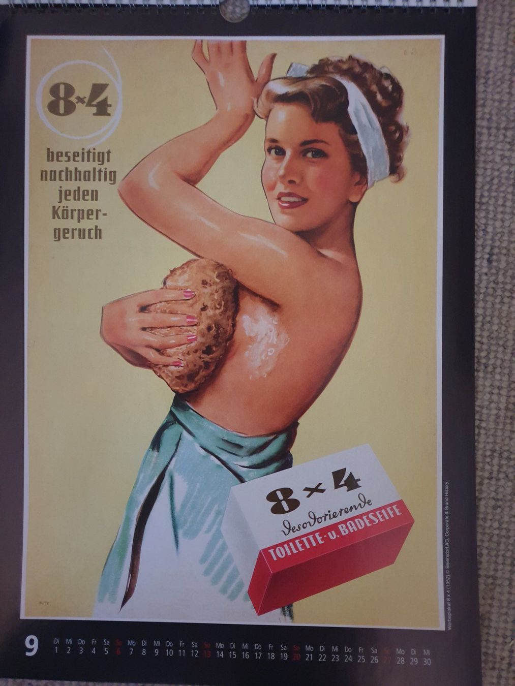 Kalender: KALENDER "HISTORISCHE WERBEPLAKATE" (2009) – Gebraucht aus Engelberg von  7