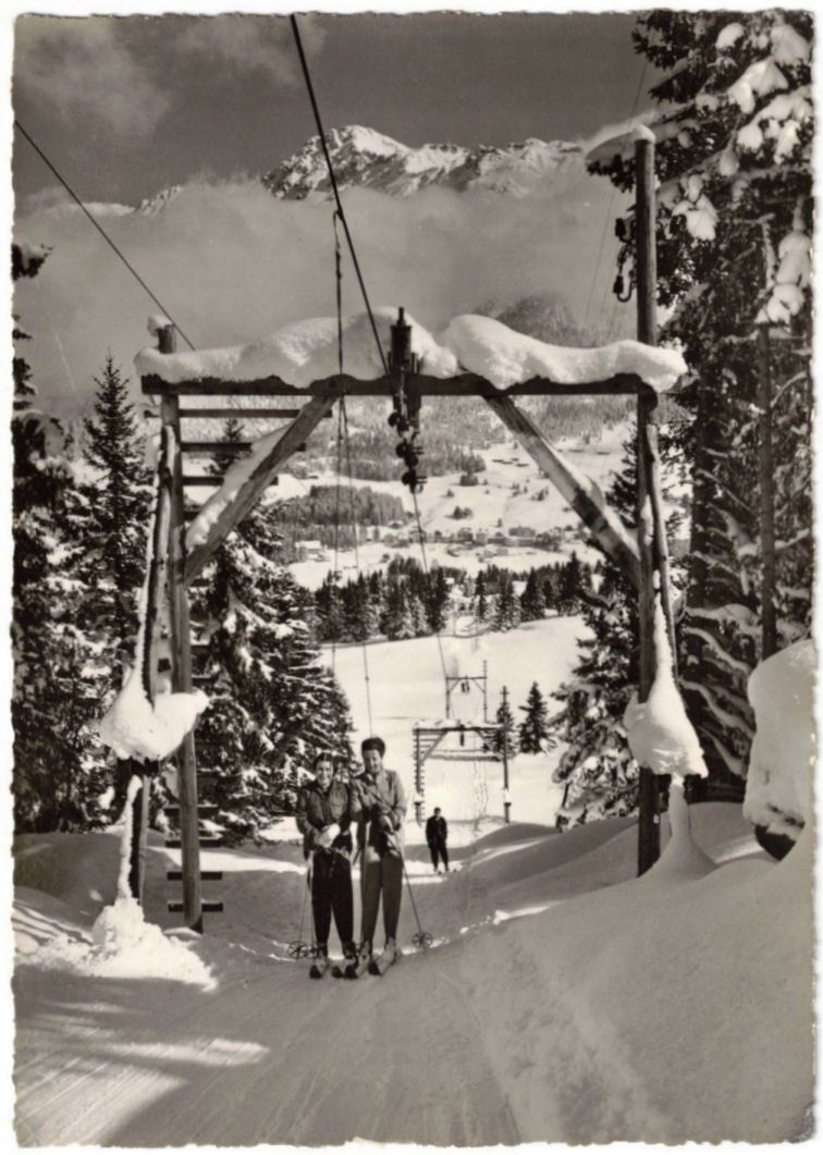 Cartoline postali: Lenzerheide - Skilift Tgantieni – Usato da Binningen venduto da Mountainrider