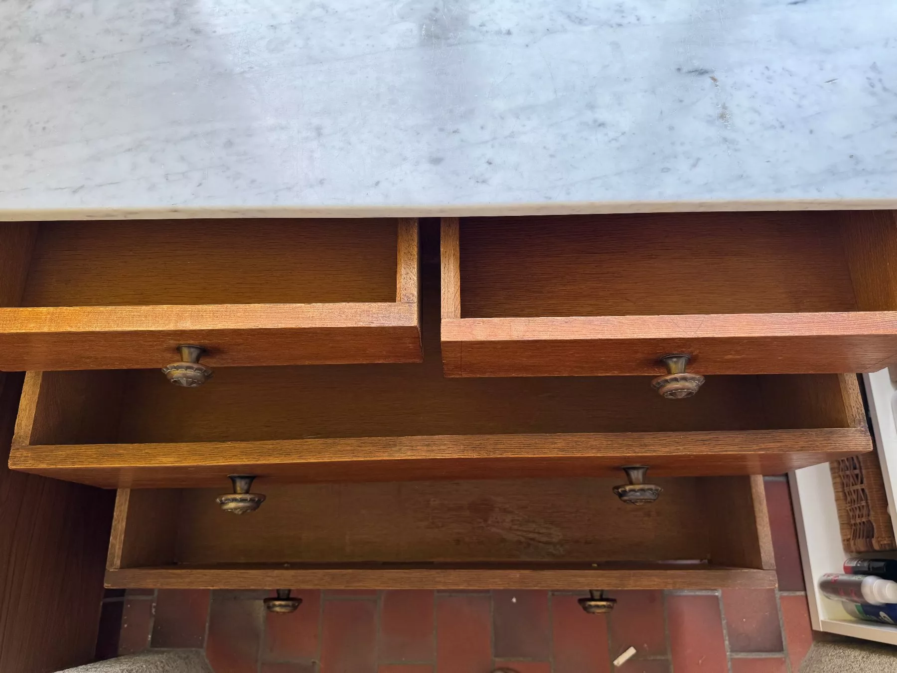 Commodes: Kommode mit Marmorplatte – D'occasion à Oberrohrdorf par ker_5h67 3