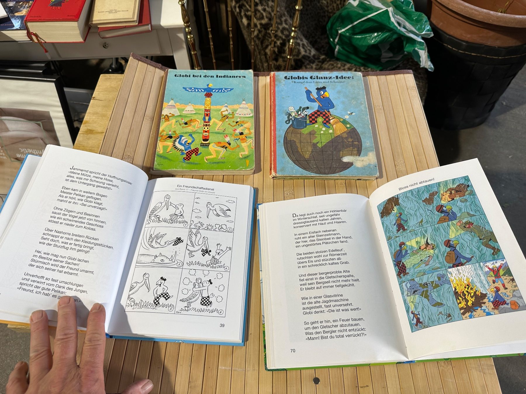 Livres: 4 Globi Bücher Bilderbücher – D'occasion à Zürich par atlantis77 1