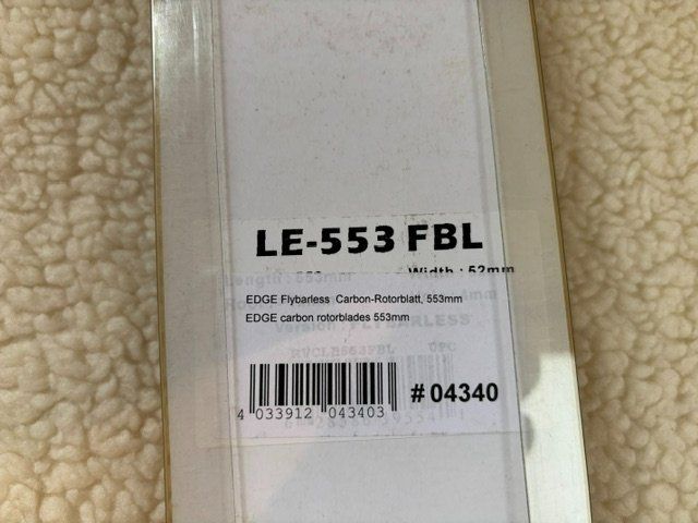 RC Modellbau: Flybarless Rotorblätter – Neu und originalverpackt aus Obbürgen von Bimbofraenzi 2
